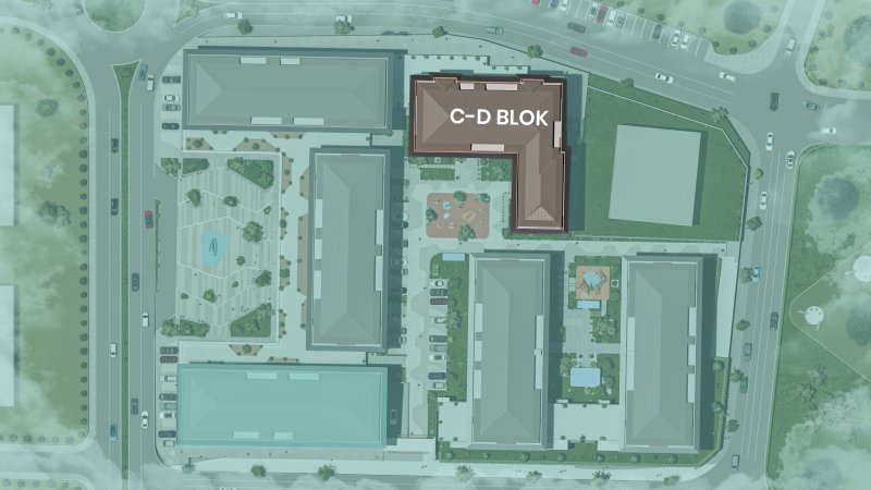 C blok planı