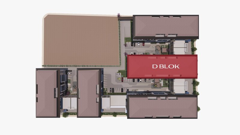 D blok planı