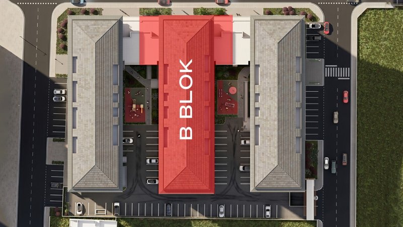 B blok planı