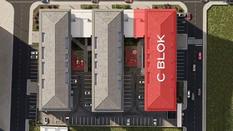 C blok planı