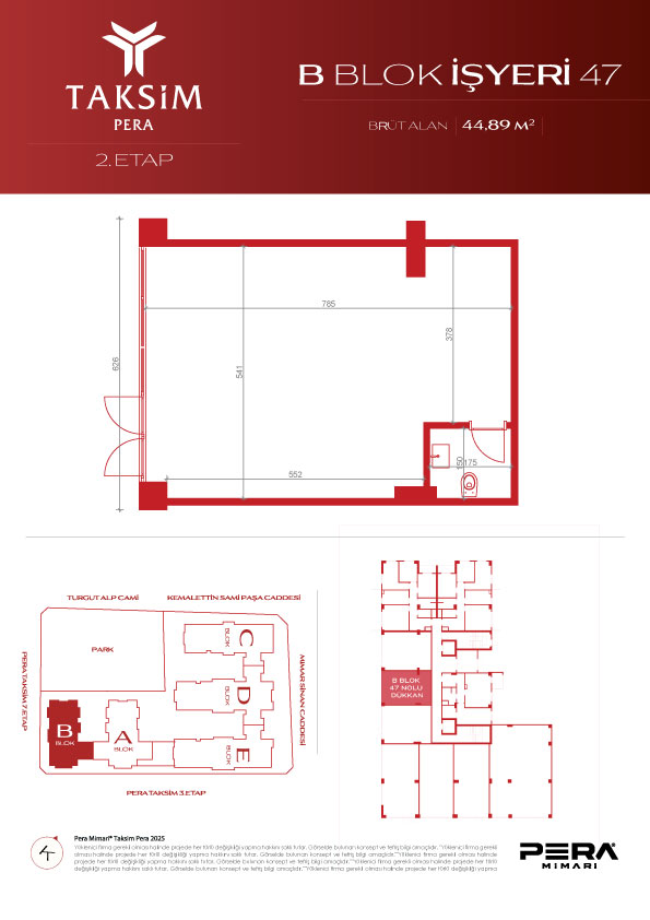 B blok 47 planı
