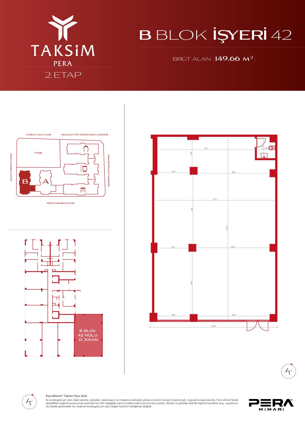 B blok 42 planı