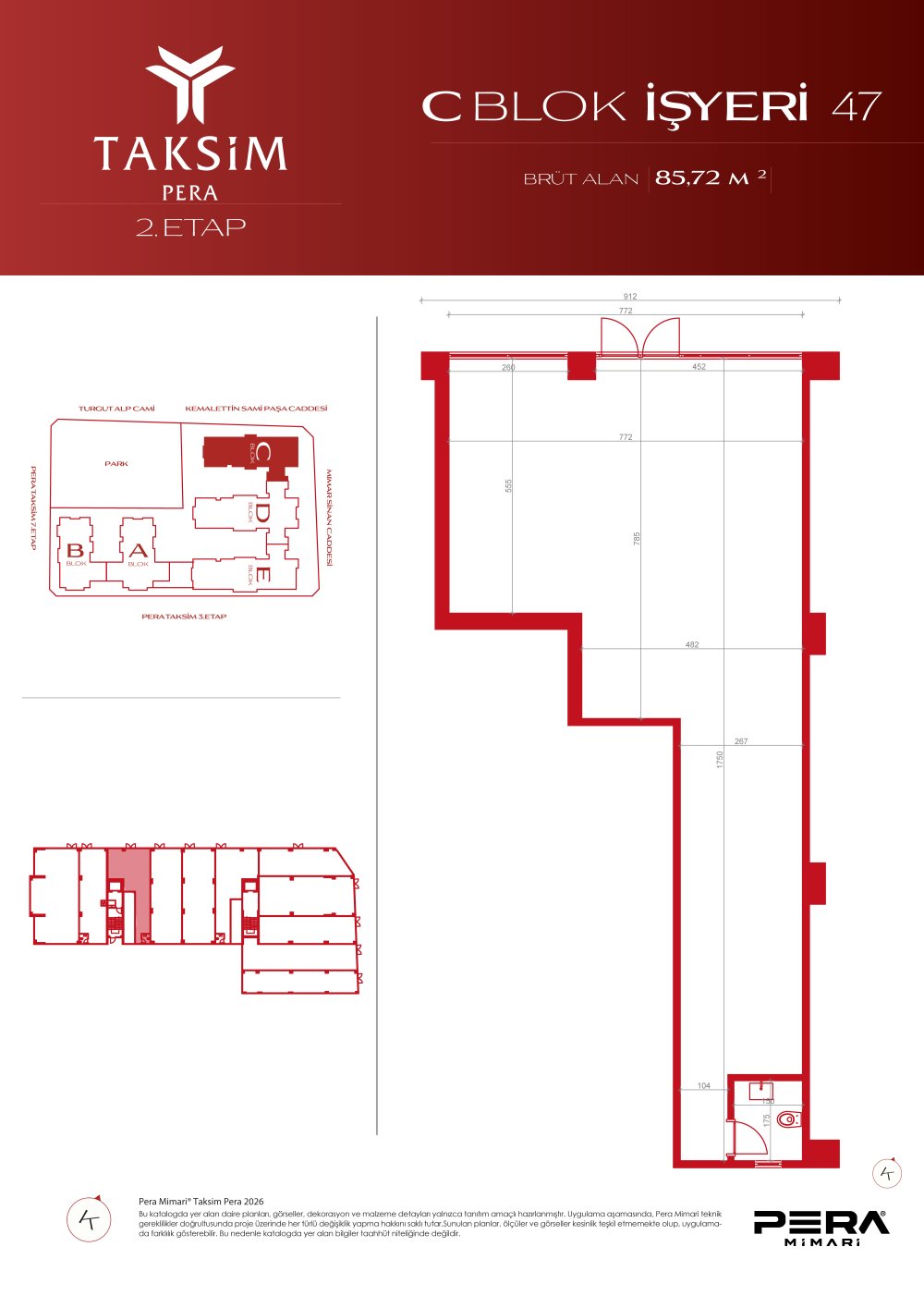 C blok 47 planı