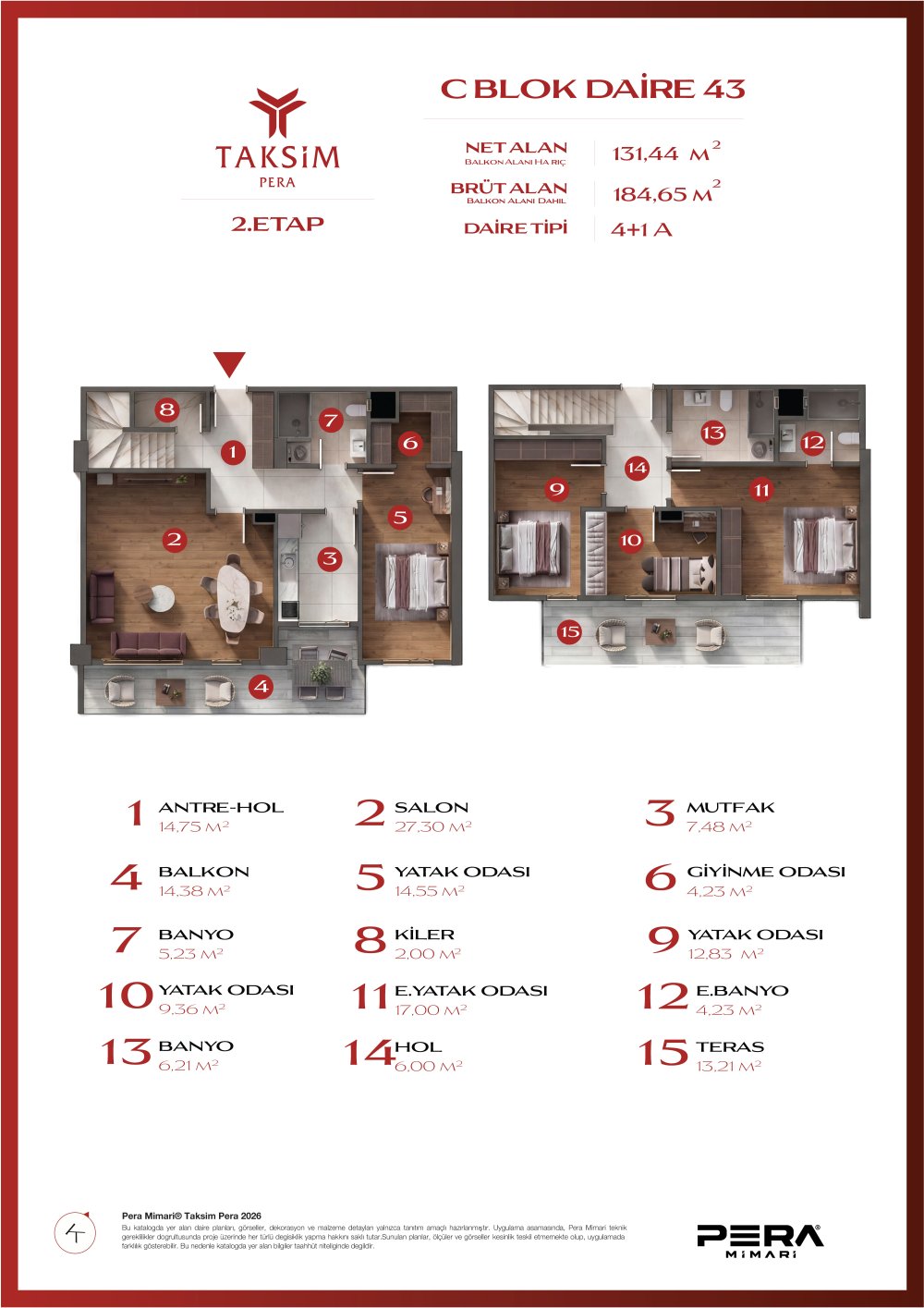 C blok 43 planı
