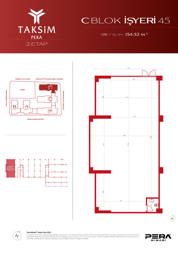 C blok 45 planı