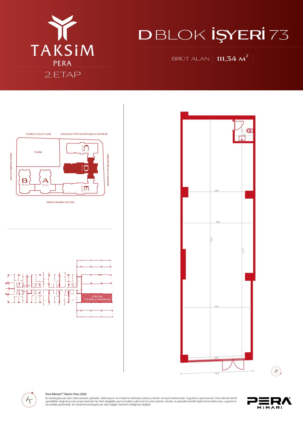 D blok 73 planı