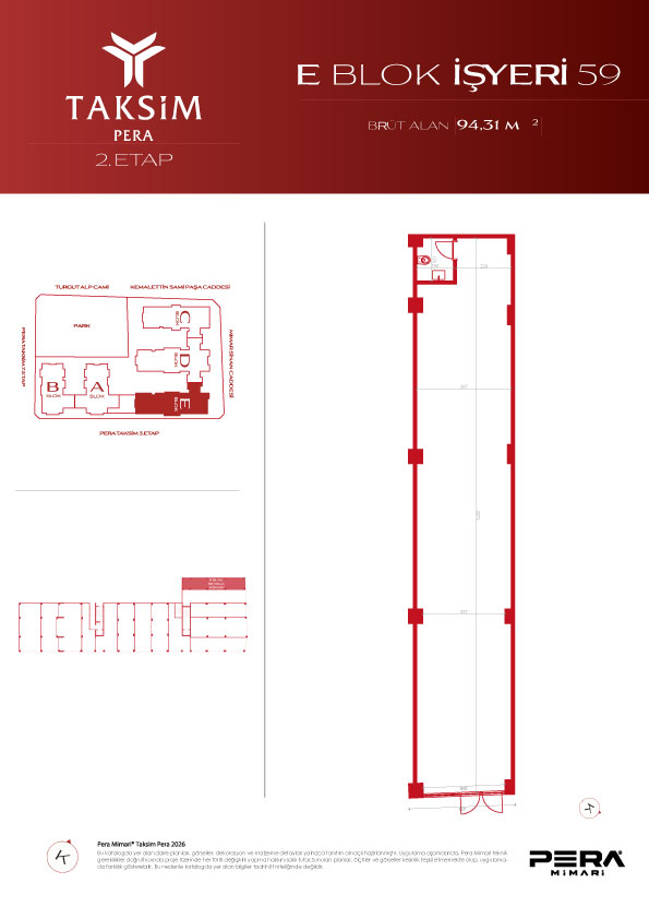 E blok 59 planı