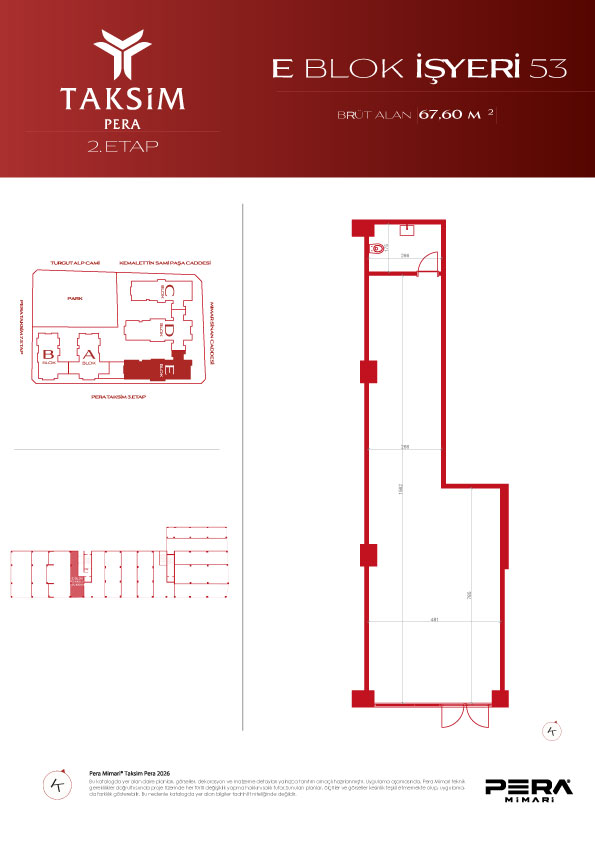 E blok 53 planı