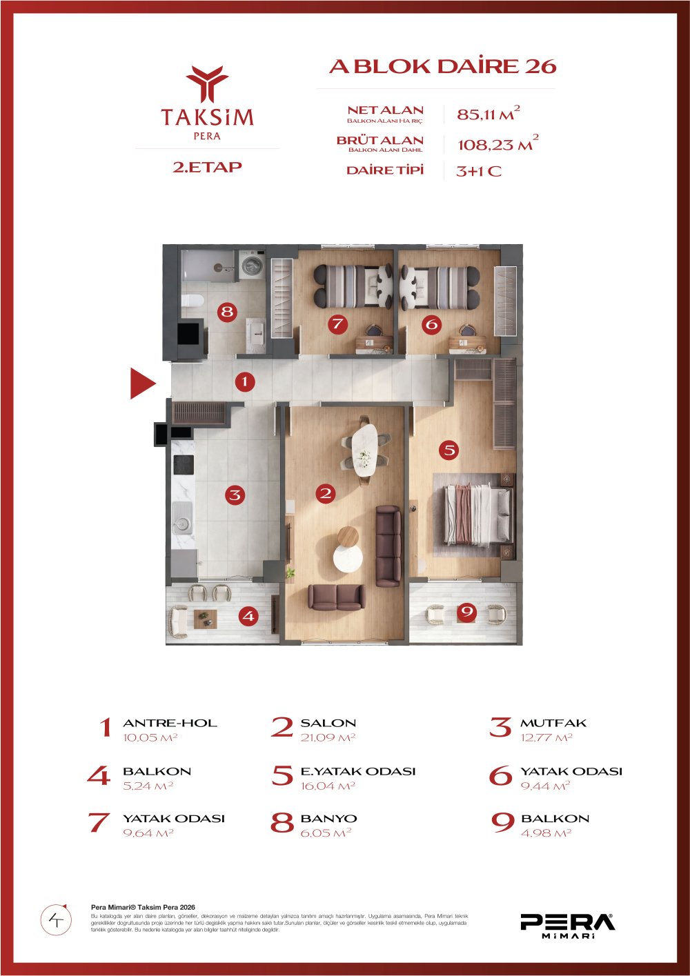 A blok 26 planı
