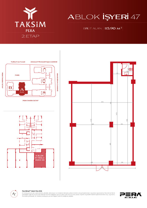 A blok 47 planı