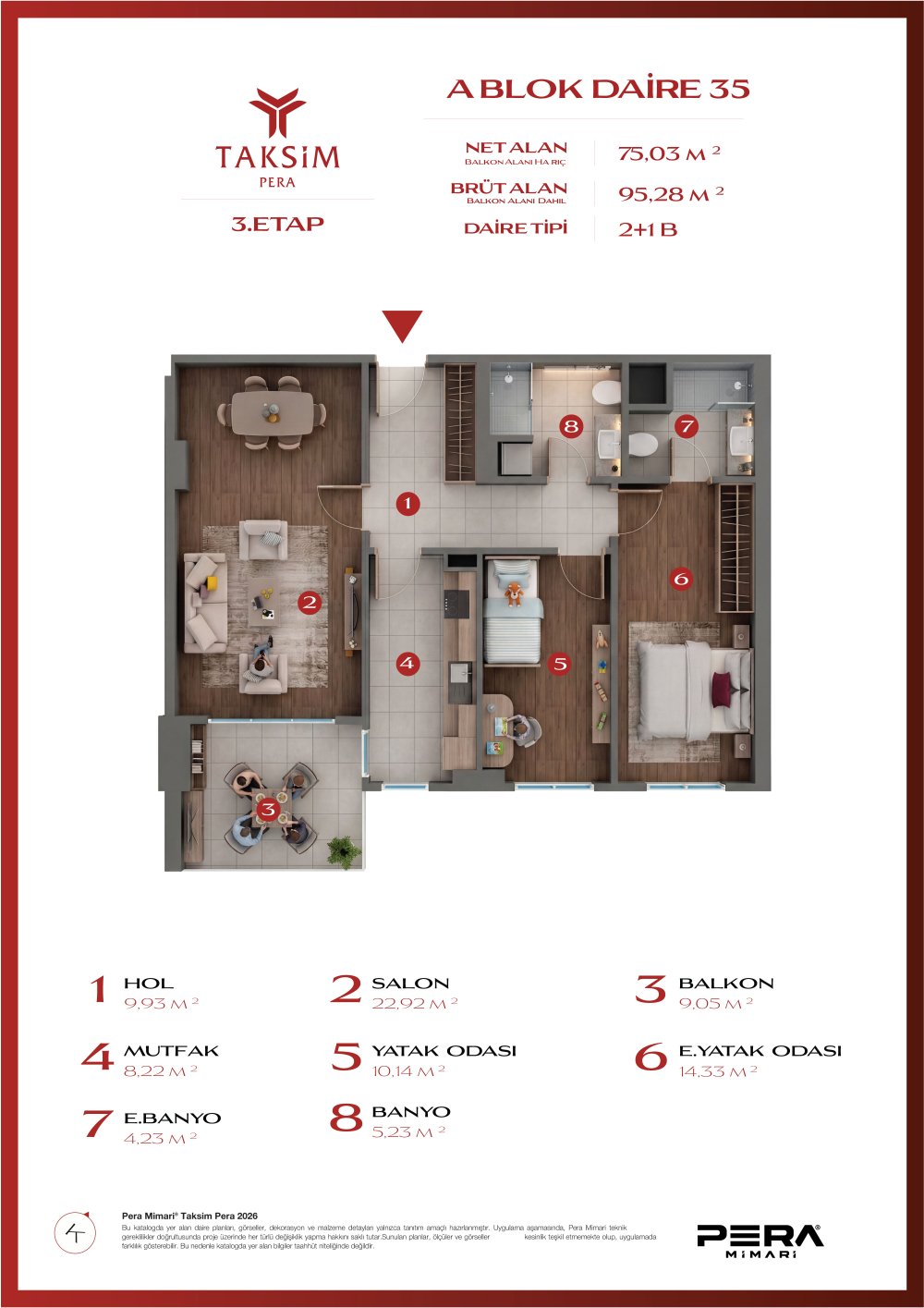 A blok 35 planı