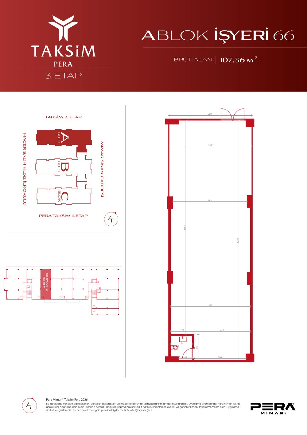 A blok 66 planı