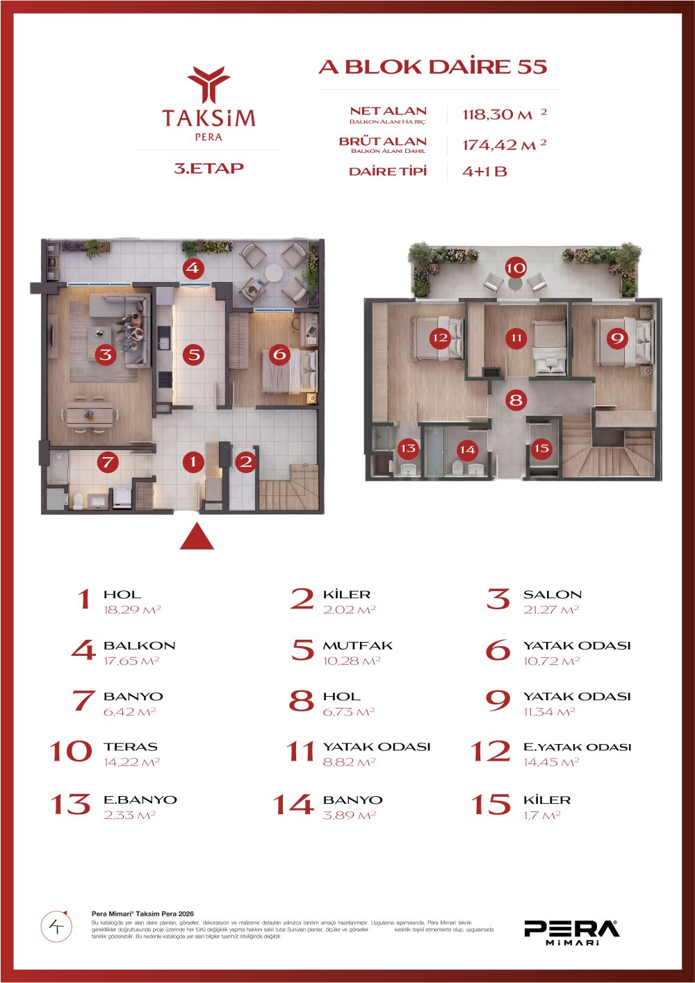 A blok 55 planı
