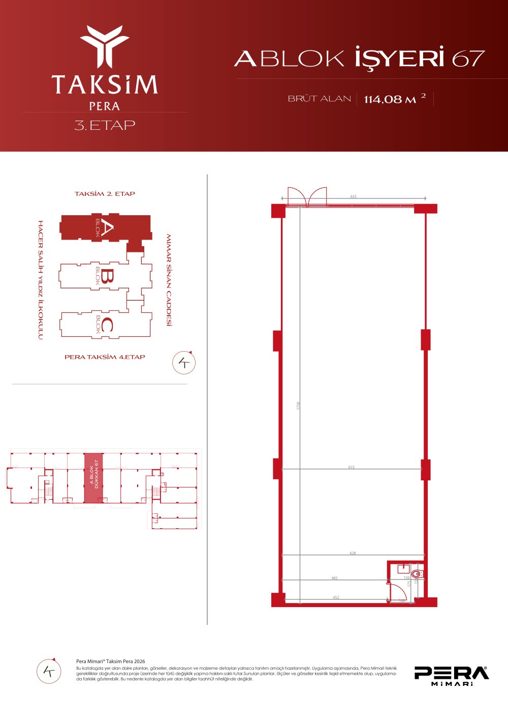 A blok 67 planı