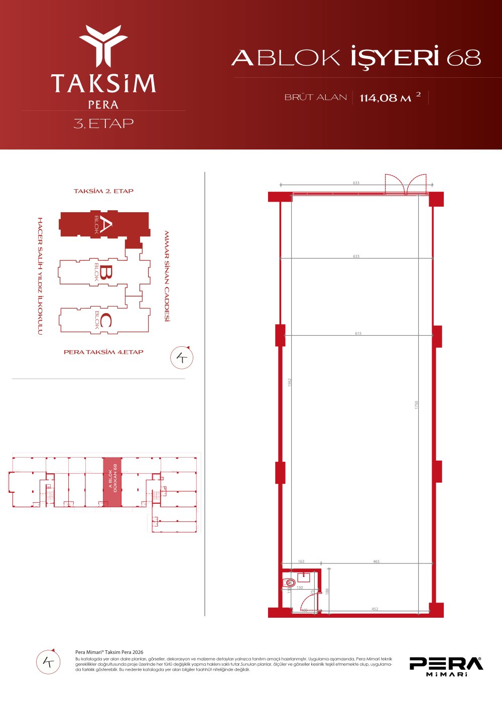 A blok 68 planı