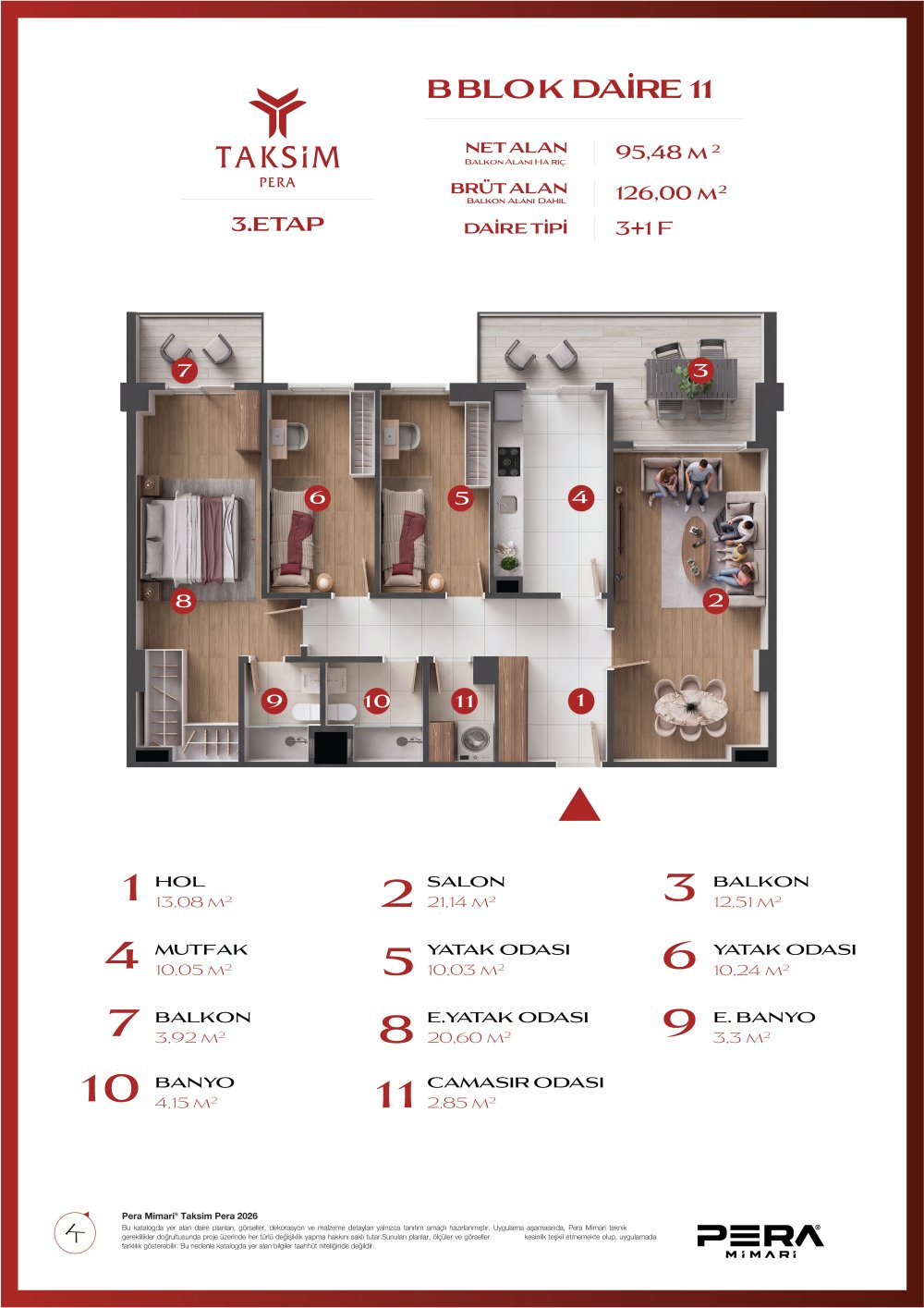 B blok 11 planı