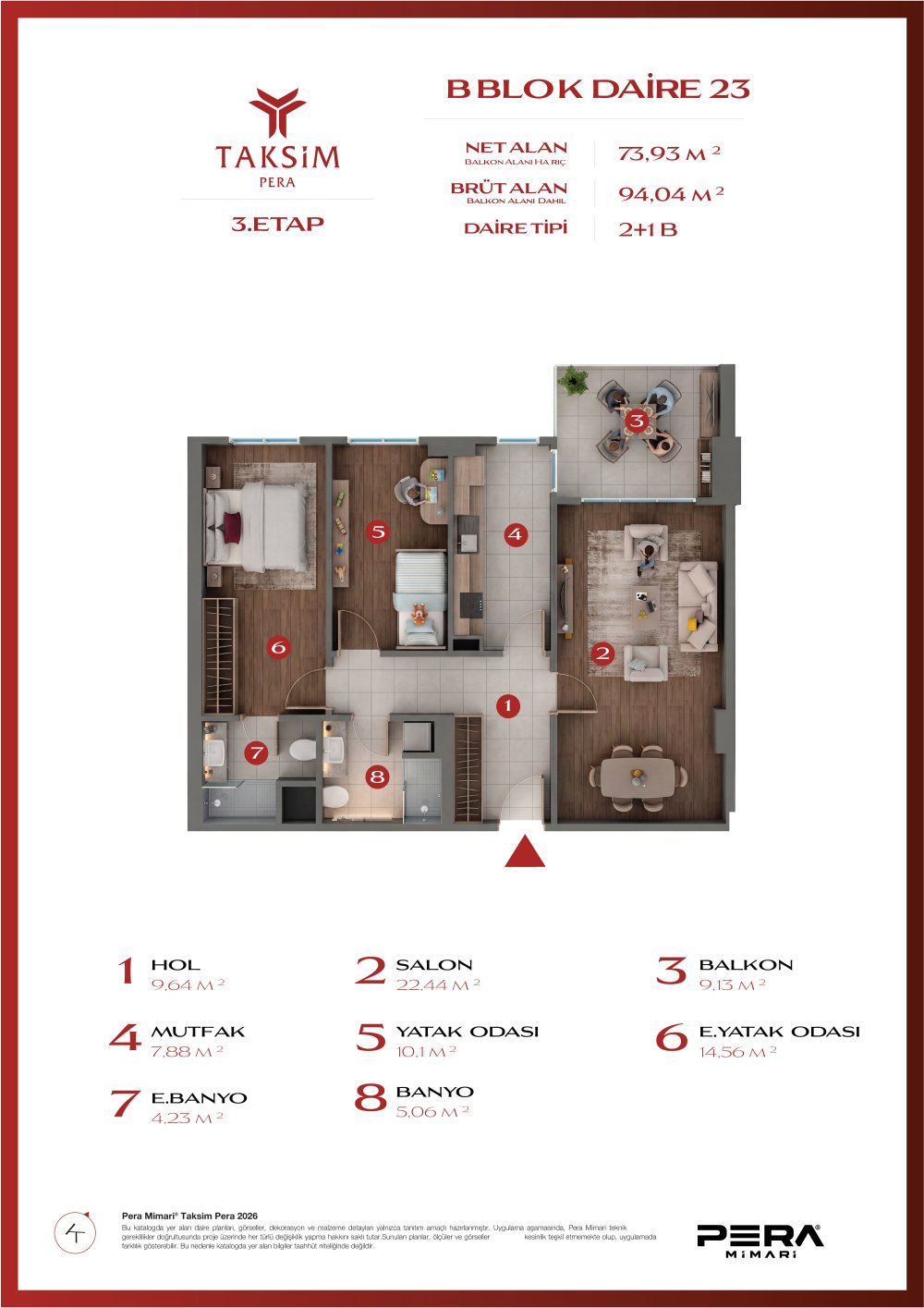B blok 23 planı