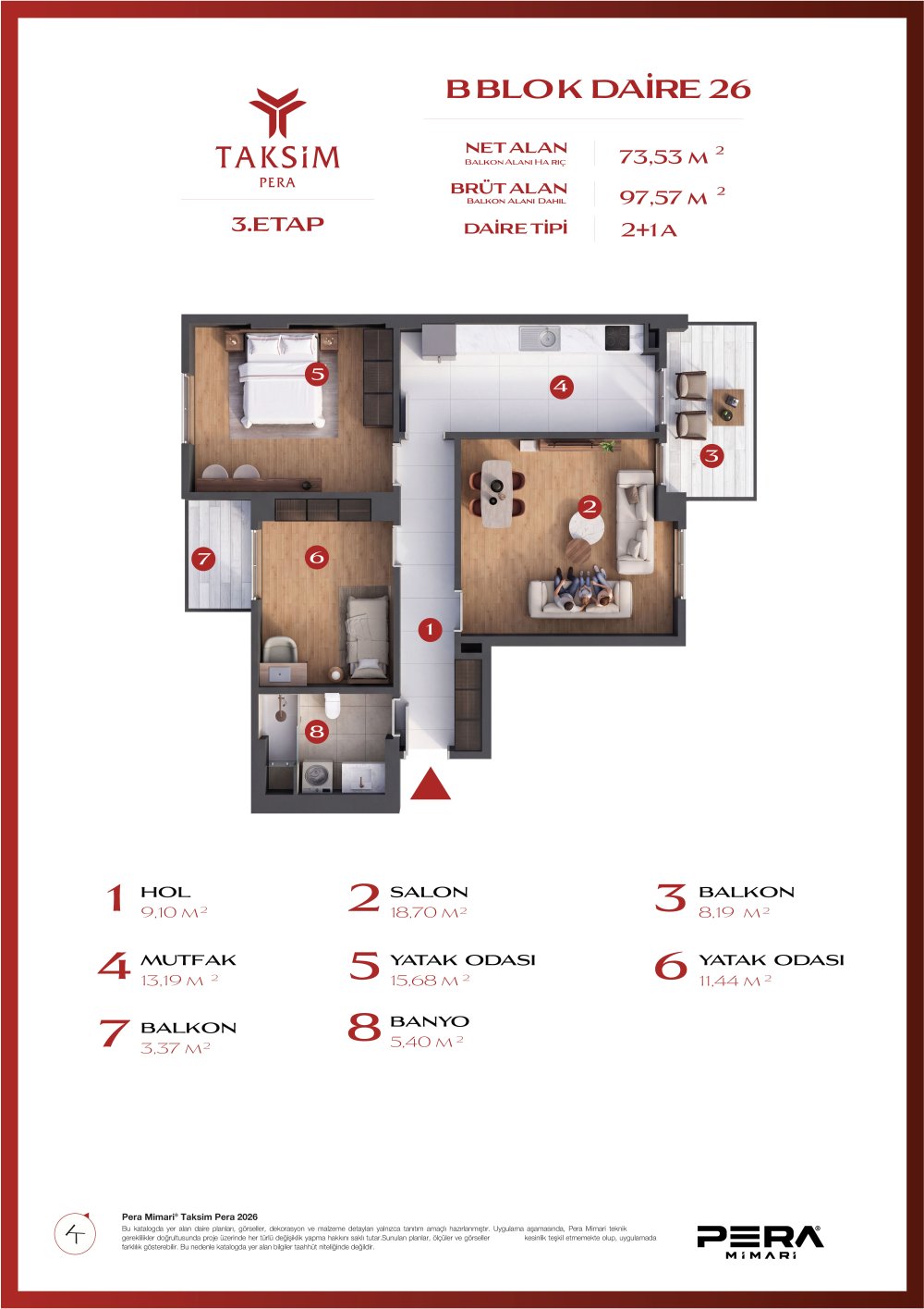 B blok 26 planı