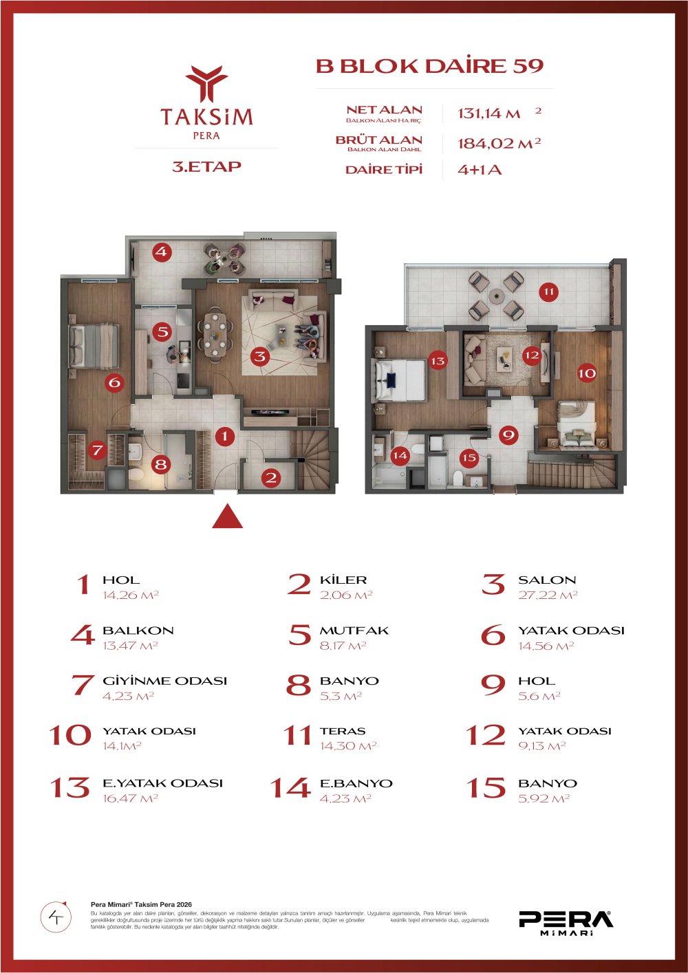B blok 59 planı