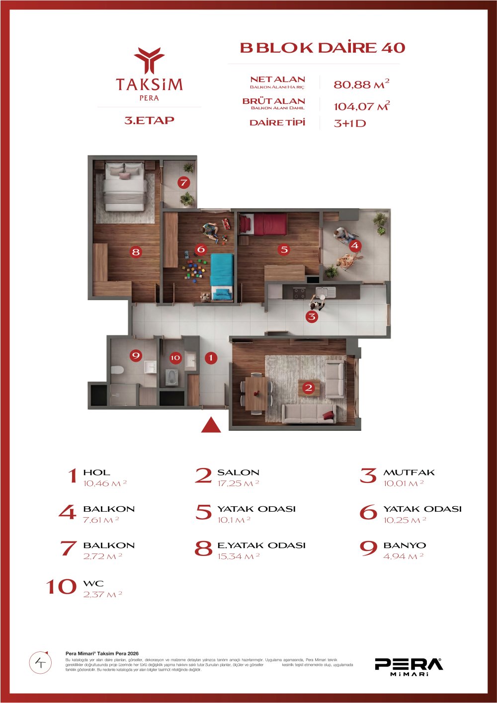B blok 40 planı