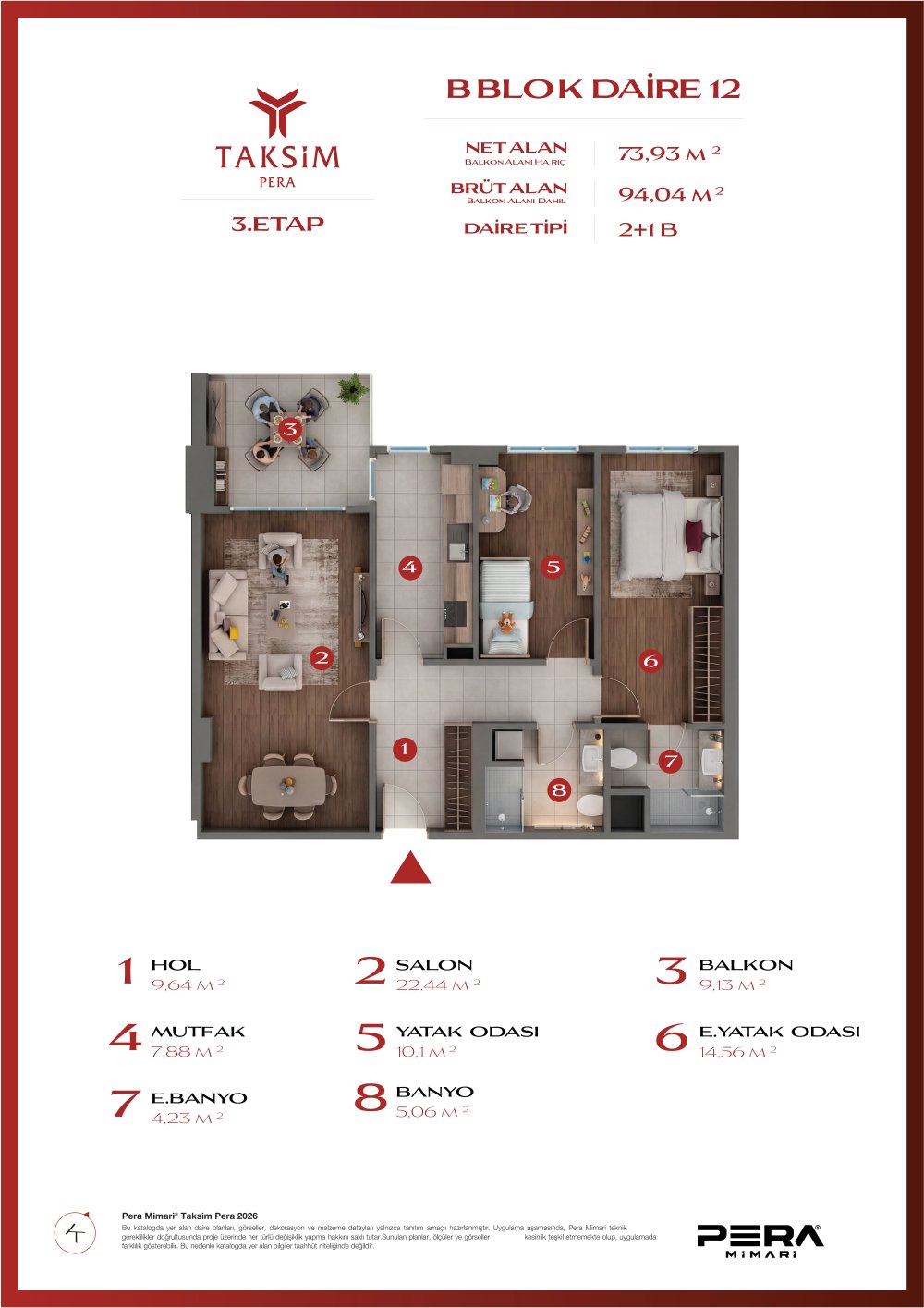 B blok 12 planı