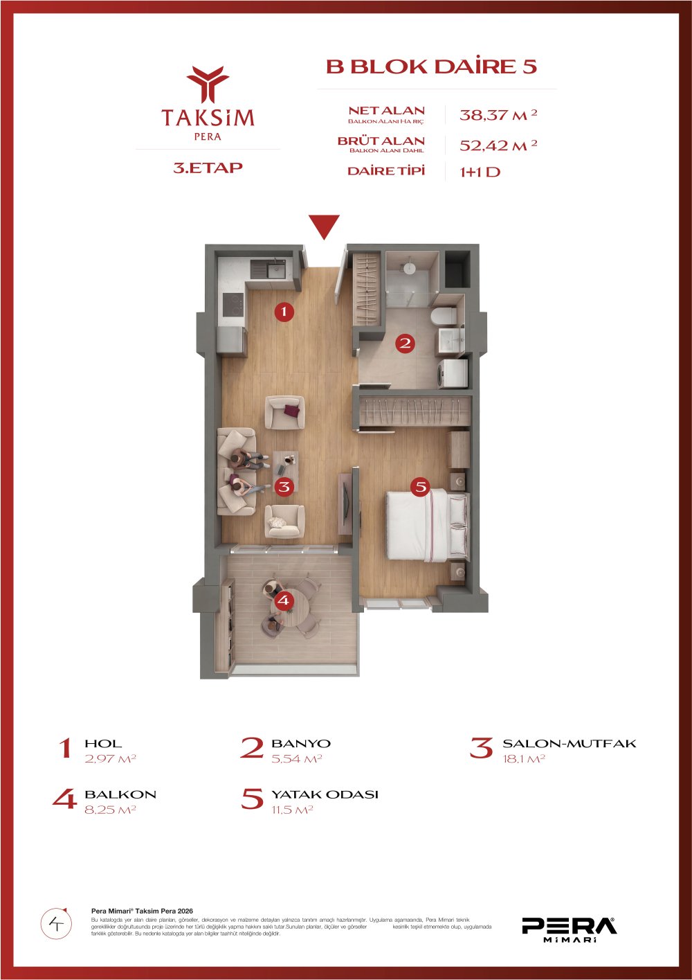 B blok 5 planı