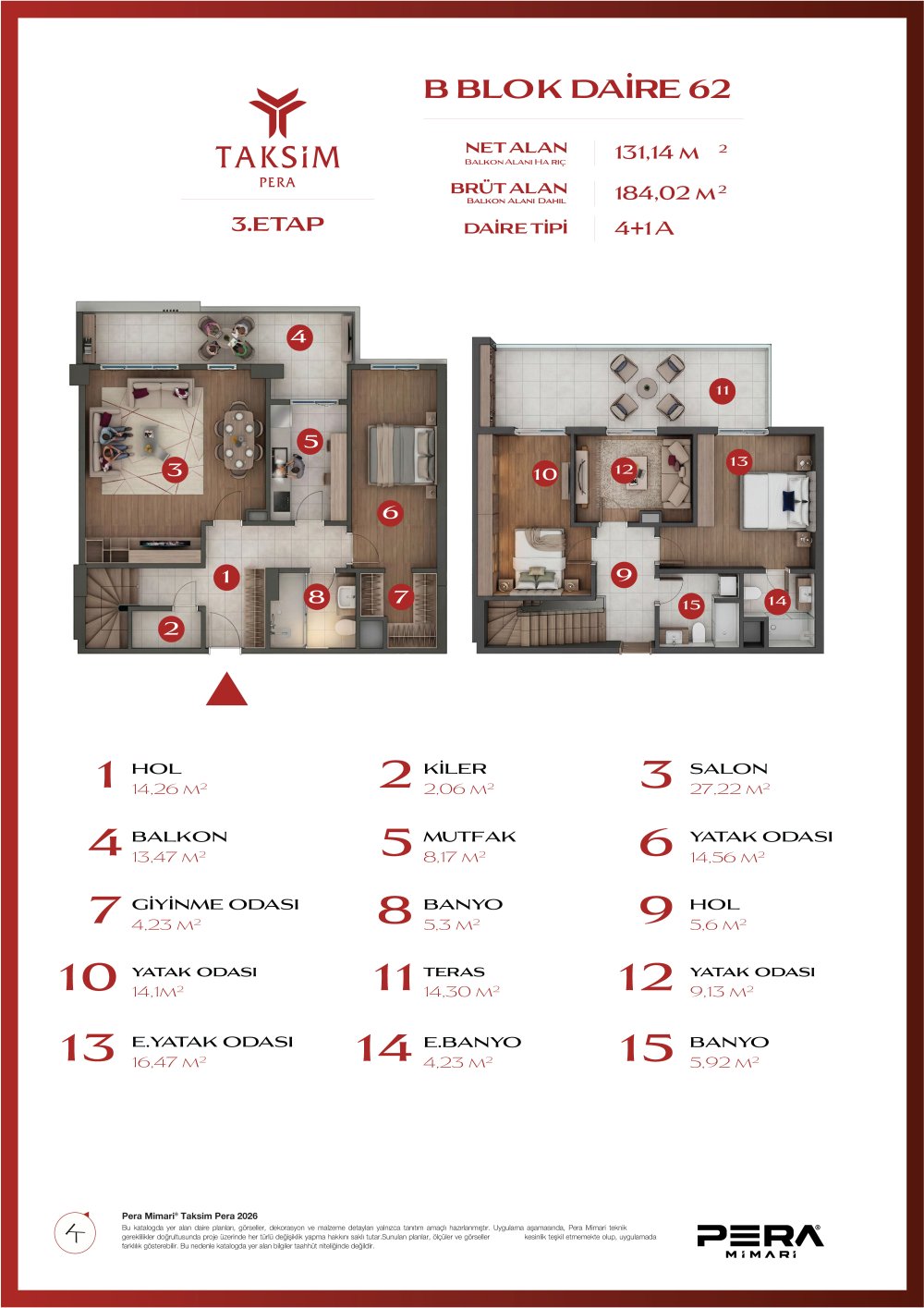 B blok 62 planı
