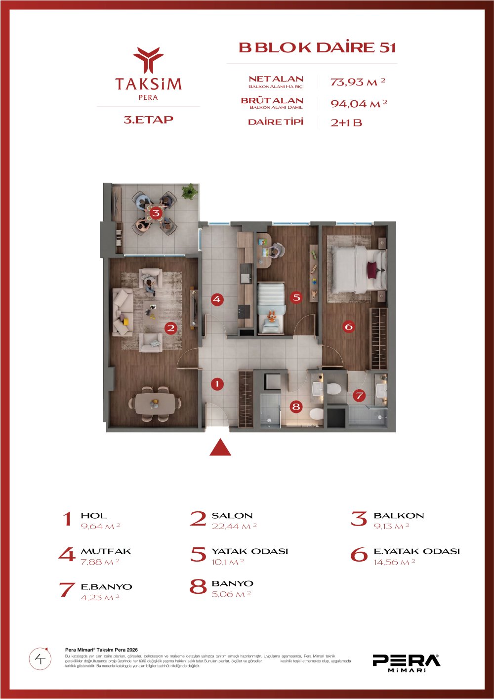 B blok 51 planı