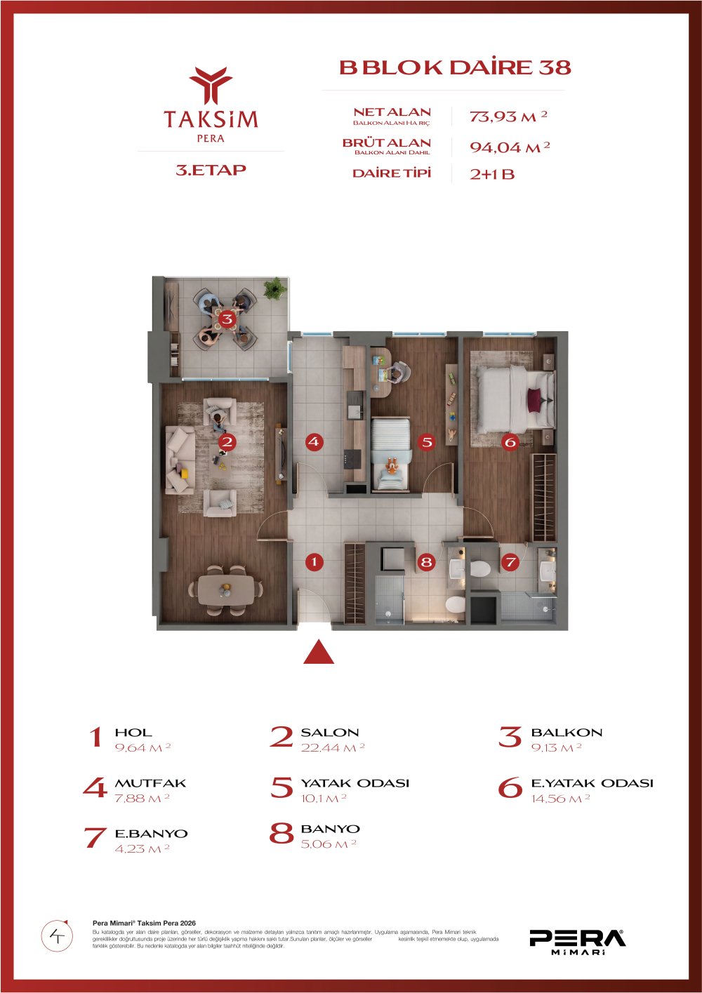 B blok 38 planı