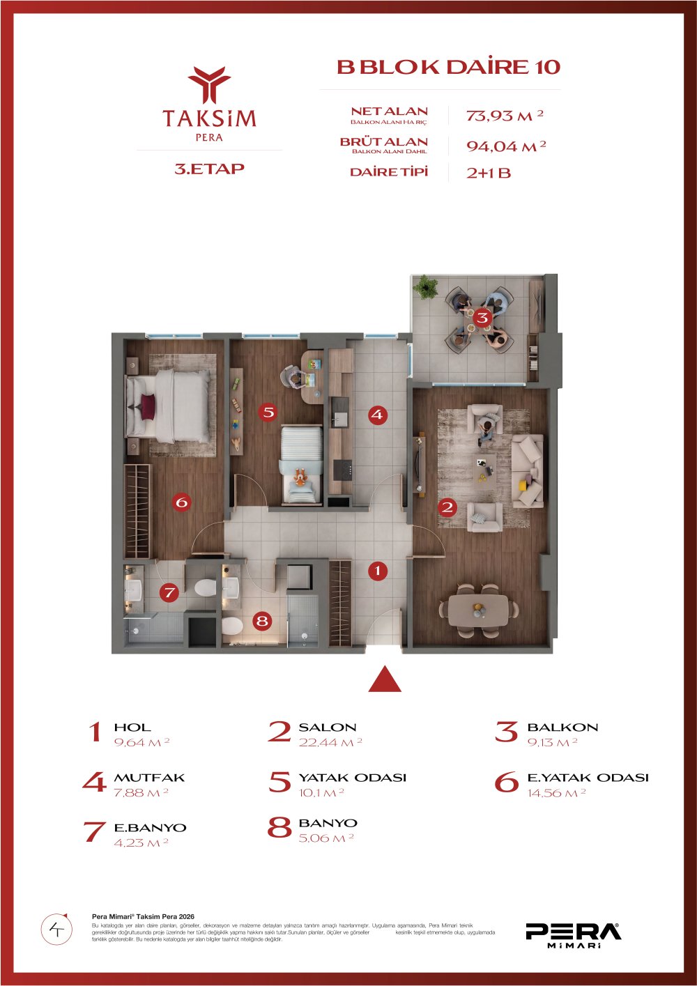 B blok 10 planı