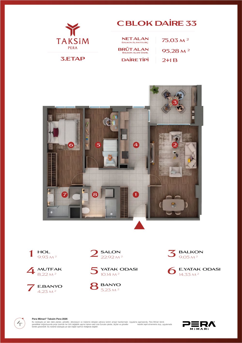 C blok 33 planı
