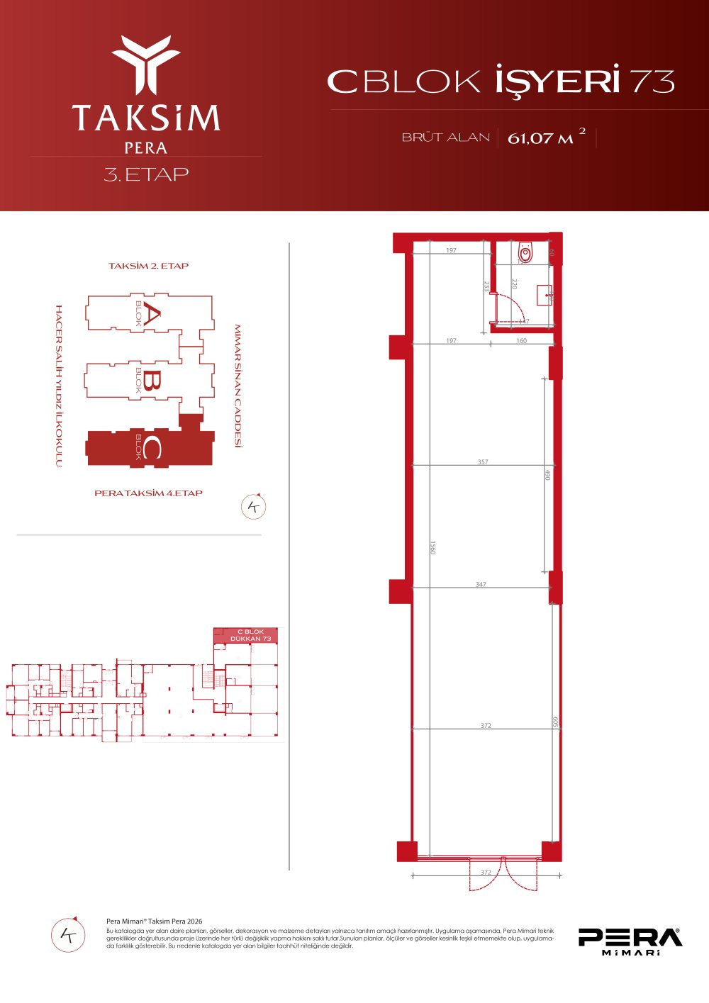 C blok 73 planı