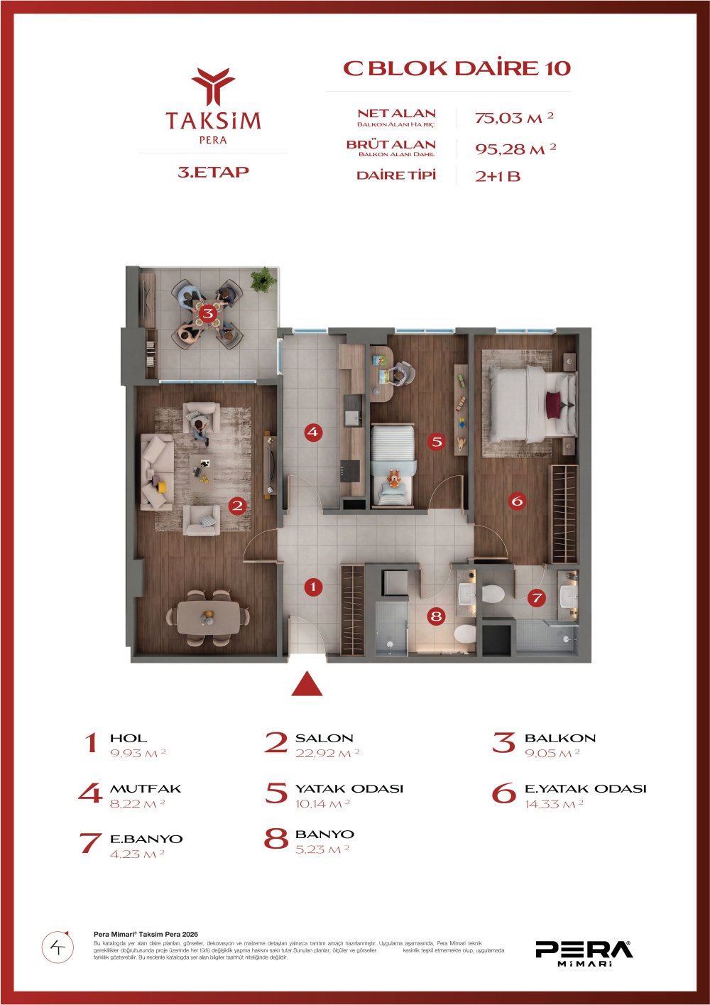 C blok 10 planı