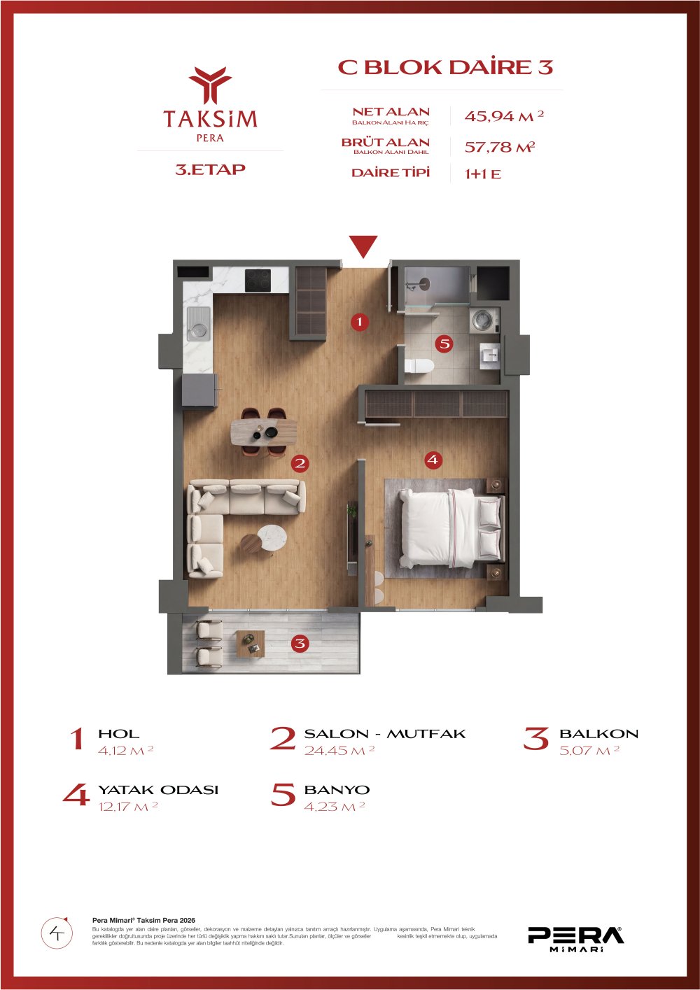 C blok 3 planı