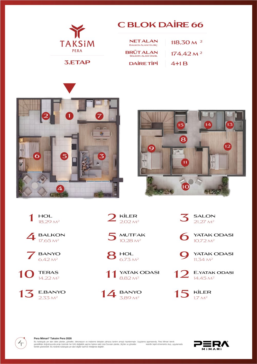 C blok 66 planı